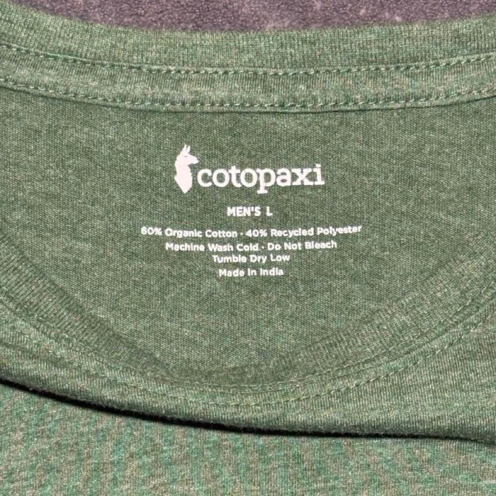Cotopaxi Men's Green T-shirt - Picture 2 of 8